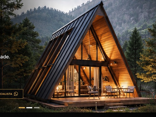 Chalé A-Frame Montare